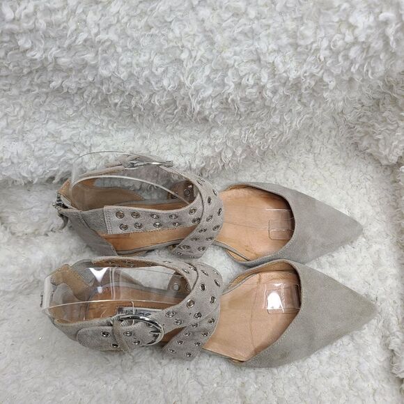 Halogen Molly pointy toe suede‎ leather flats sz 6 - Picture 2 of 6